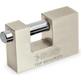 Verto Sgs 1365 Cam Kapı Kilidi Kayar Milli Saten Kaplama 70 mm