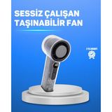 Verto Ultra Sessiz USB Şarjlı Fan | Taşınabilir ve Hafif Tasarım