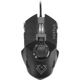 Vertux Cobalt Siyah/gri - Oyuncu Mouse Yüksek Doğrulukta Gecikmesiz Kablolu 3200 Dpı