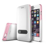 Verus iPhone 6-6S Pearl White Baby Pink 4.7 Case Slim Hard Slide Series Kılıf