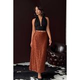Very Moda Pullu Etek | F1977 - Kahve - S