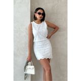 VERYMODA Dantel Etek - Beyaz | D2767