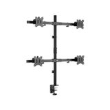 Vesamax 17"-32" 4’lü Monitör Standı, 2x2 Kurulum Masaüstü Monitör Kolu, VESA Uyumlu (4x7 kg)