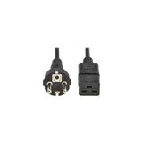 Vesamax 2 Metre 3x1.5mm² C19 To Schuko Güç Kablosu | Iec Uzatma Power Kablosu