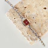 Vesce Atelier Arion Gold Gümüş Saat Bordo - standart