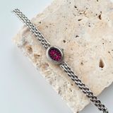 Vesce Atelier Duero Gümüş Saat Bordo - standart