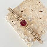 Vesce Atelier Grace Gold Saat Bordo - standart