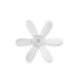 Vese VNT-005 40W Işıklı Tavan Vantilatörü, E27 Duy Tipi Pervane, Uzaktan Kumandalı LED Avize Fan, 6 Kanatlı Modern Tavan Vantilatörü, Beyaz