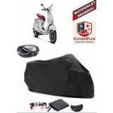 Vespa 946 125 I.e. Branda Siyah Arka Çanta Uyumlu(Topcase) Motosiket Brandası Motor Örtüsü Çadır Su Geçirmez Motosiklet Kılıfı Motor Brandası,lastikli,taşıma Torbalı