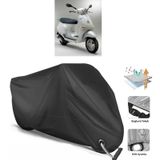 Vespa ET 4 Siyah Arka Çanta Uyumsuz Ultra Kalın Su Geçirmez Motor Brandası