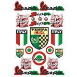 Vespa Italy Sticker Seti