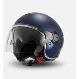 Vespa Kask Argentario Visor Jet - L - Mat Mavi