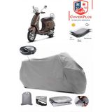 Vespa Lxv 125 Branda Gri Arka Çanta Uyumlu(Topcase) Motosiket Brandası Motor Örtüsü Çadır Su Geçirmez Motosiklet Kılıfı Motor Brandası,lastikli,taşıma Torbalı