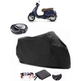 Vespa Primavera 150 Siyah Arka Çanta Uyumlu Motosiklet Branda Lüx Premium Kalite