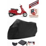 Vespa Primavera 50 Red Branda Siyah Motosiket Brandası Motor Örtüsü Çadır Su Geçirmez Motosiklet Kılıfı Motor Brandası,lastikli,taşıma Torbalı - Arka Çanta UYUMSUZ