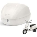 Vespa Primavera Orijinal Çanta ve Sırt Dayama Seti - Beyaz
