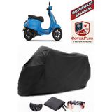Vespa Sprint 125 Branda Siyah Motosiket Brandası Motor Örtüsü Çadır Su Geçirmez Motosiklet Kılıfı Motor Brandası,lastikli,taşıma Torbalı - Arka Çanta UYUMSUZ