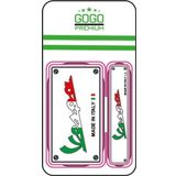 Vespa Wespa Kare 2 Li Beyaz Damla Stıcker