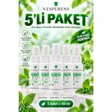VESPERENS 5'li Ekonomik Paket Ağız Kokusu Giderici Ve Önleyici Sprey 50 ml