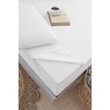 Vessino Home Alez Pamuklu Su Sıvı Geçirmez 4 Köşe Beyaz Yatak Koruyucu Tek Çift Kişilik Terletmeyen Yatak Alezi - 60 x 120 cm