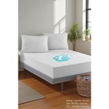 Vessino Home Kapitoneli Fitted Sıvı Geçirmez Yatak Koruyucu Alezi – Su Geçirmez, Terletmeyen – Tek / Çift - 60 x 120 cm - Beyaz