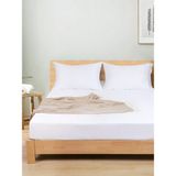Vessino Home Pamuklu Lastikli Çarşaf Takımı Tek Kişilik Çift Kişilik Battal Boy 57 Tel Kumaş Ebatlı Beyaz-Renkli - 90 x 190