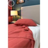 VESSİNOHOME “%100 Pamuk Tek Kişilik Pike Takımı Bordürlü (Pike-160x230, Yastık kılıfı-50*70)Yumuşak & Nefes Alan