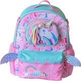 Vest Unıcorn Kız Çocuk Okul Çantası VST-CN0004 - STD - Pembe - Turkuaz
