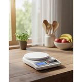 Vesta Concept Hassas Elektronik Mutfak Terazisi – 1 gr x 10 kg Kapasiteli – Dijital Ekran, Dara Fonksiyonlu Tartı - Beyaz
