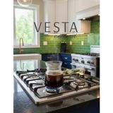 Vesta Concept Isıya Dayanıklı Cam Cezve - Özel Çiçek Kulplu Tasarım - 400 ml - Çizgili 3