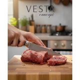 Vesta Concept Sürmene Kasap Bıçak No:2 - Büyük Boy, El Yapımı – Dövme Çelik & Usta Işçilikli