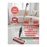 VestareX (GARANTİLİ)Mandallı sprey mop 1 yedekli su püskürtmeli yer duvar fayans yüzey cam sprey mandallı Mop