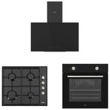 Vestel AF-4661 YS - AO-6004 YS-DG - AD-63340 S Siyah 3'lü Ankastre Set