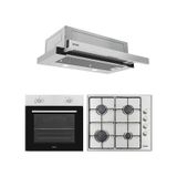 Vestel AF-5661 YX - AO-6004 YX - SA 6012 X Inox Ankastre Set