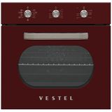Vestel AF-6682 Retro Bordo 69 lt Ankastre Fırın