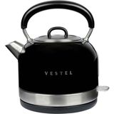 Vestel C / F Retro Su Isıtıcı Siyah 2400 W Retro 2 Yıl 220 - 240 V 1 - 2 L Resmi Distribütör Garantili Pas - Almond Cream
