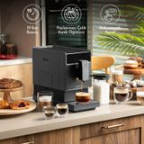 Vestel ESPR 30 GR 19 Bar Basınç Paslanmaz Çelik Konik Öğütücü Dokunmatik Panel Latte Cappuccino Espresso Makinesi koyu-inox