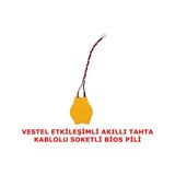 Vestel Faz-2 Ve Faz-1 Akıllı Tahta Kablolu Soketli Bios Pili 1 Adet