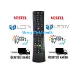 Vestel Lcd Led Smart Tv Kumandası 3D Tuslu