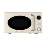Vestel Md 20 Yd Retro Mikrodalga Fırın 20 lt 700 W Buz Çözme Fonksiyonu ile Bej Renkli - Kahverengi