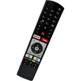 Vestel RC4318 H0362A Siyah Netflix Youtube Tuşlu LED TV Kumandası