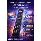 Vestel Regal Seg Netflix Tuşlu Tv Kumandası Lcd Led Tüm Modelle