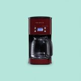 Vestel Retro Kahve Makinesi 1,5 lt Kapasite Bordo Renk Cam Hazne ve Otomatik Kapanma Özelliği