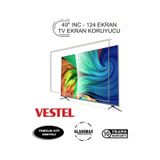 Vestel Uyumlu 49" Inç 124 Ekran Tv Ekran Koruyucu Tüm Modeller