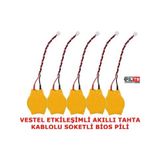 Vestel Uyumlu Faz-1 Ve Faz-2 Etkileşimli Akıllı Tahta Bios Pili 5 Adet