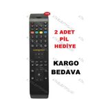 Vestel Uyumlu Seg Rc4800 Rc 4800 Led Televizyon Kumanda Qmenü Pil
