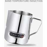 Vestron Barista Süt Potu Dereceli Paslanmaz Pitcher Milk Jug Progear Kahve Espresso 600 ml VCT - Metalik Gri