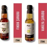 Vestron Fındık ve Vanilya 2li Set Kahve Şurubu 2X250 ml | Hazelnut & Vanilla VCT
