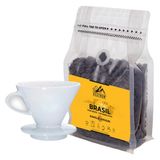 Vestron V60 Kahve Demleme Tanışma Seti| Brezilya Santos Arabica Espresso|single 250 gr - Filtre Kahve