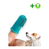 Vet Advice Kedi Köpek Silikon Parmak Diş Kaşıyıcı Dil Temizleyici Diş Fırçası Yeşil - Adet